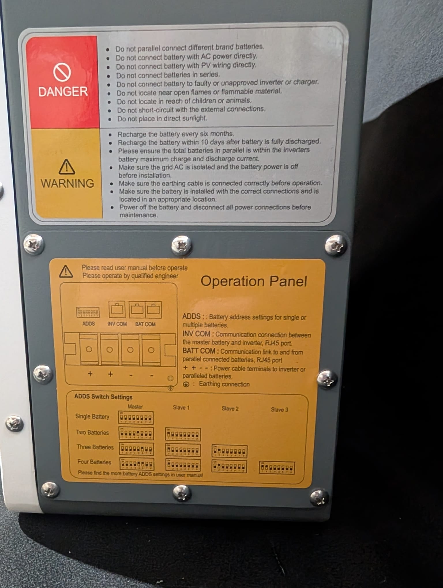 PV-Anlage Hybrid Inverter 5 KW mit Speicher