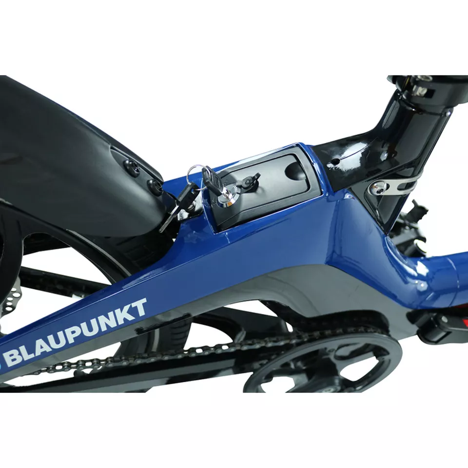 E-Bike Elektro-Klapprad Mini E-Bike Fahrrad Blaupunkt