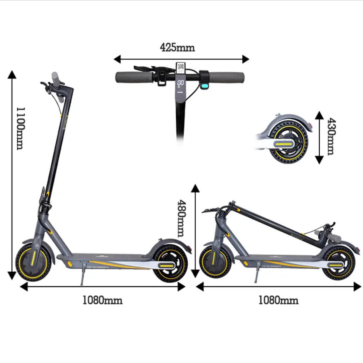 V8 Elektromotor-Scooter für Erwachsene, e roller, e scooter